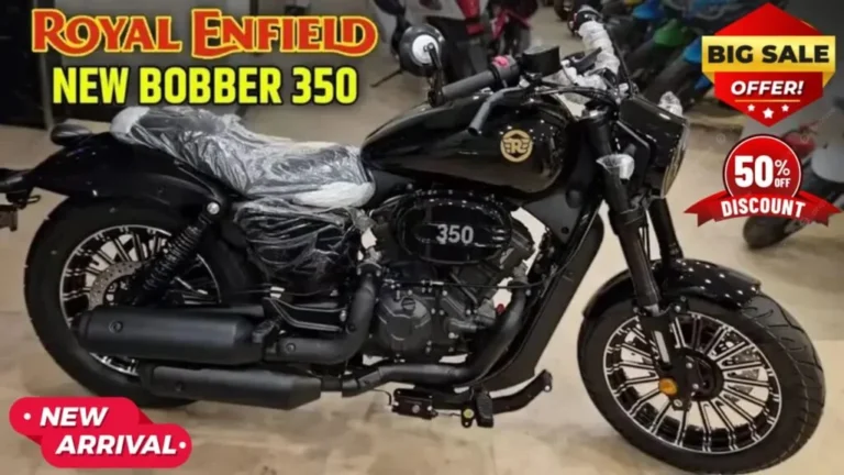 Royal Enfield 350 Bobber 2025, 350cc Bobber bike, Royal Enfield 2025 launch, 350 Bobber mileage 65 KMPL, dual ABS motorcycle, LED headlight bike, Royal Enfield classic bobber, 350 Bobber review, Royal Enfield retro bike, smooth ride bobber, 350cc fuel-efficient bike, Royal Enfield 2025 discount, bobber motorcycle 2025, Royal Enfield premium bike